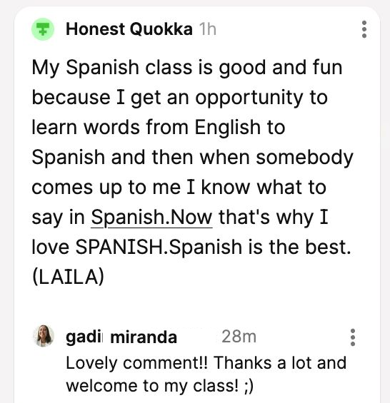 Student review Laila