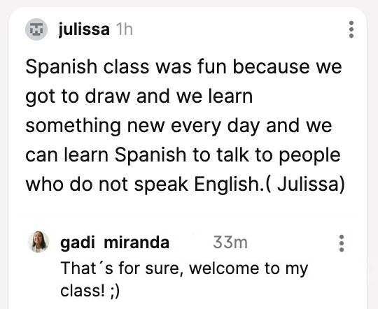 Student review Julissa