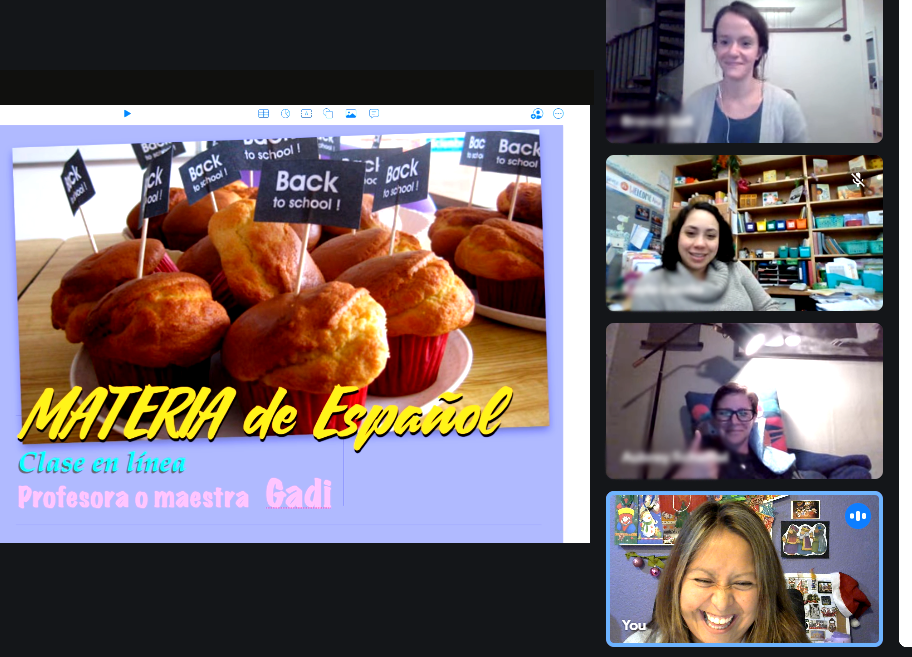 English class videocall